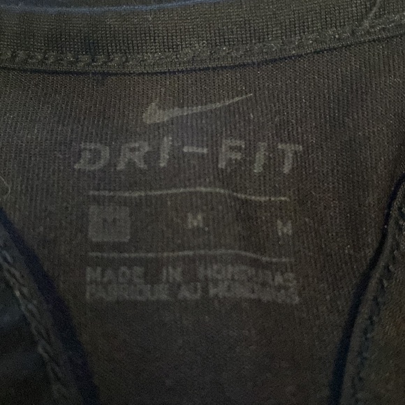 Nike Dri-Fit Black Active Athletic Racerback Tank Top Shirt Size Medium VGC - Picture 4 of 4